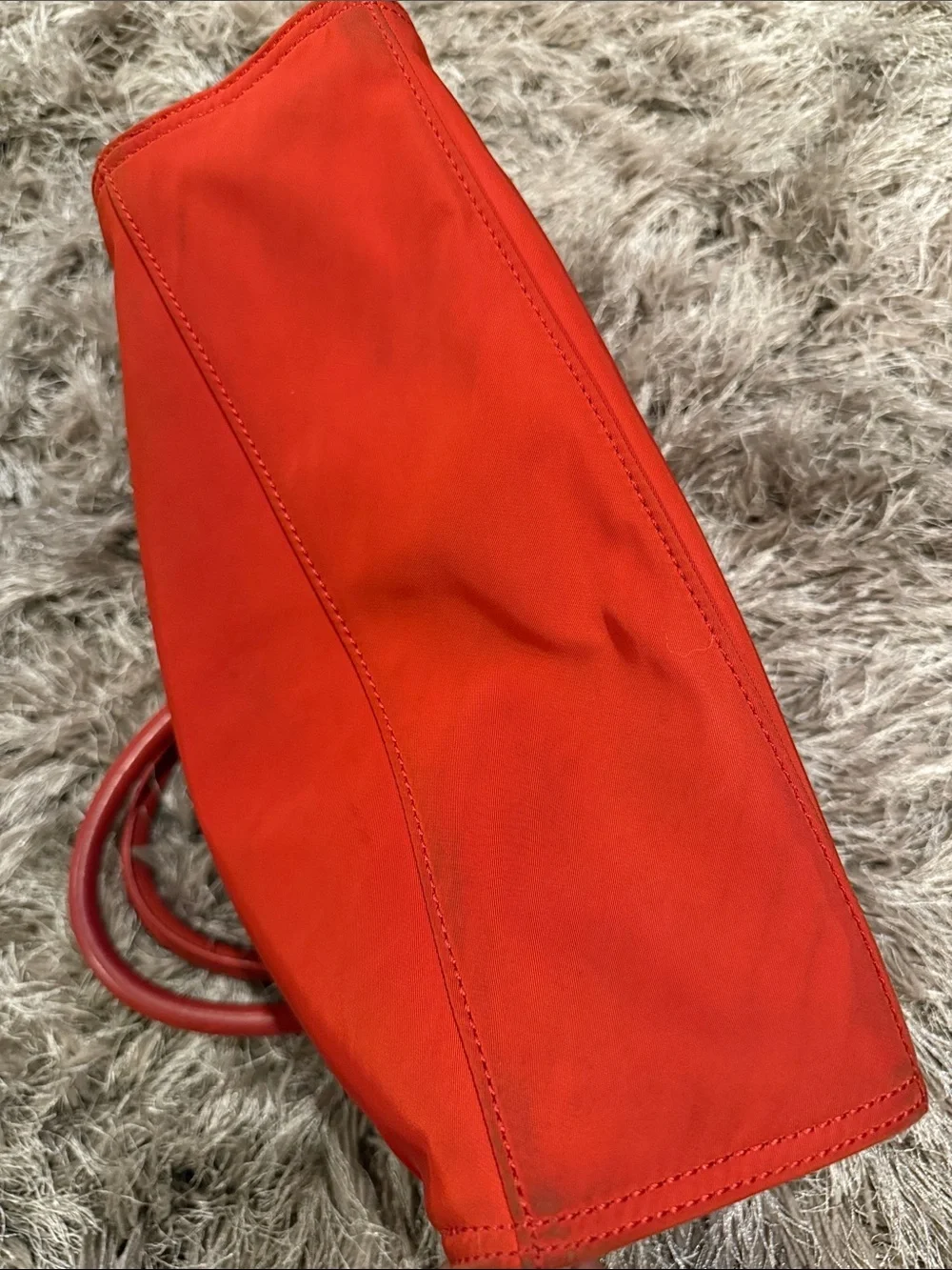 Tory Burch Red/Orange Nylon Tote